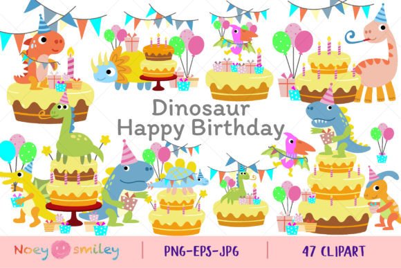 Download Happy Birthday Dinosaur Party Cake - Dinosaur party Collection