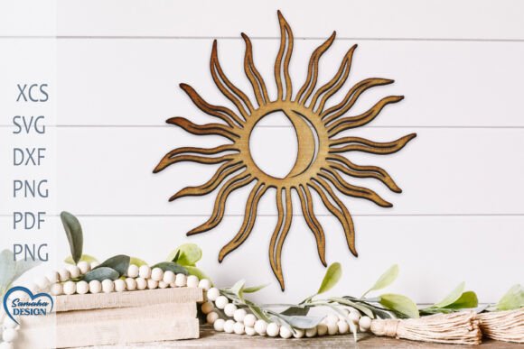 Download Sun and Moon SVG. Home Decor Lazer Cut - Lazer cut Collection