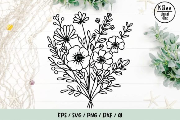 Download Flower Svg Flowers Bouquet Svg. - Premium Resources