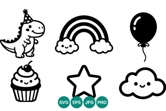 Download Cute Dinosaur Party Vector - Dinosaur party Collection